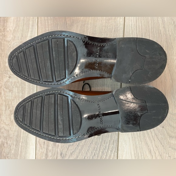 Cole Haan British Tan Cap Toe Derby/Blucher Lace Ups 9.5 - Picture 4 of 6